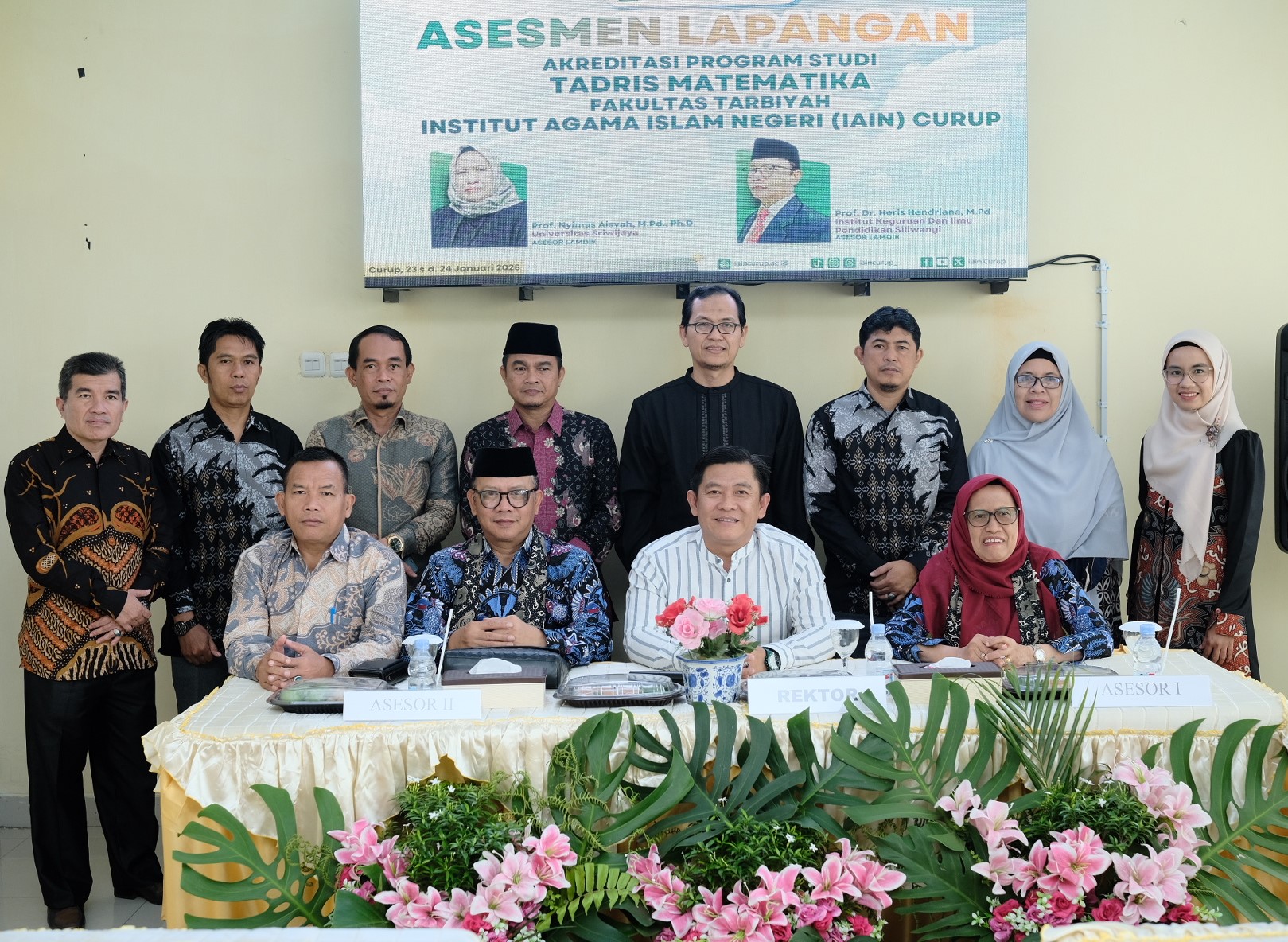 Prodi Tadris Matematika Fakultas Tarbiyah IAIN Curup Resmi Buka Asesmen Lapangan Akreditasi LAMDIK