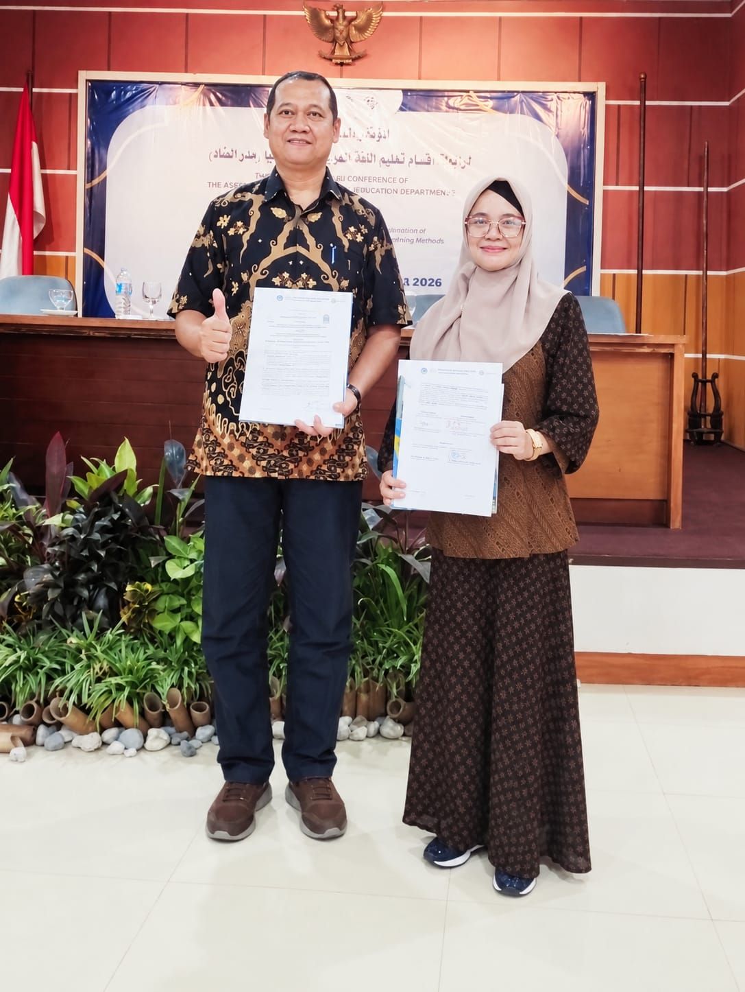 Penandatangan Perjanjian Kerja Sama antara Prodi PBA IAIN Curup dan Prodi PBA Universitas Negeri Semarang