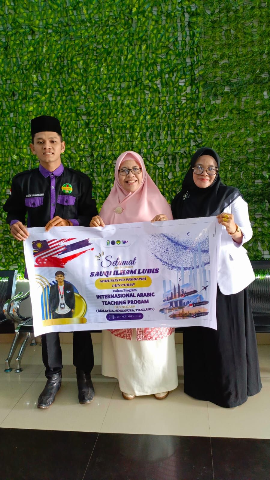 Mahasiswa Prodi PBA IAIN Curup Ikuti International Arabic Teaching Program di Tiga Negara