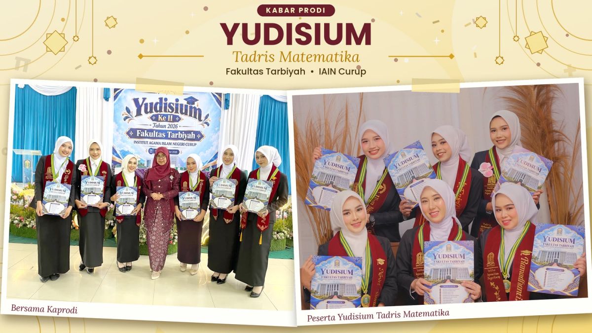 Resmi Yudisium, 6 Mahasiswa Tadris Matematika IAIN Curup Siap Mengabdi untuk Pendidikan