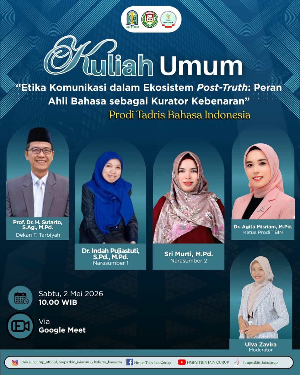 Kuliah Umum Prodi TBIN